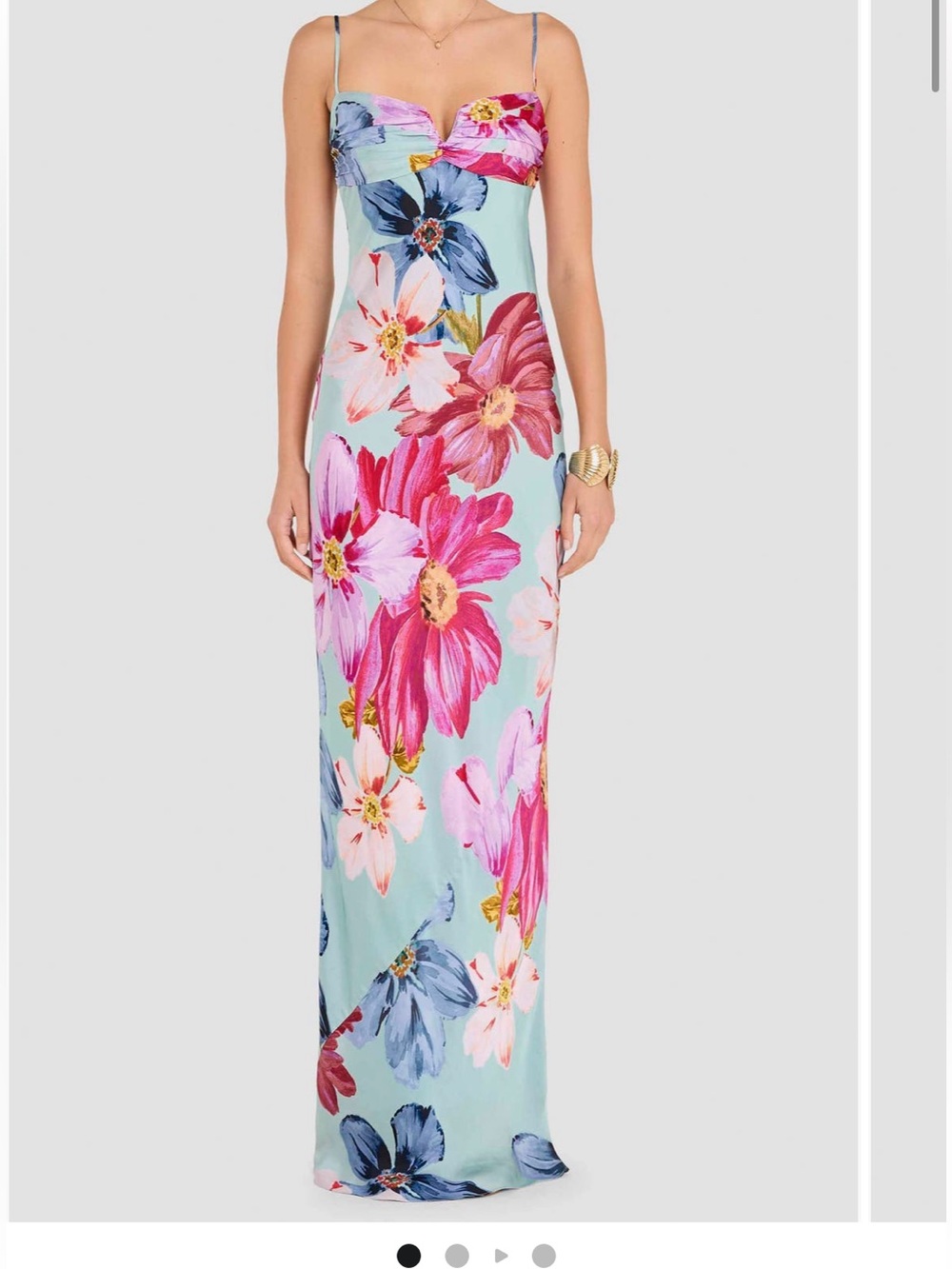 THIS IS A STEAL - Vibrant Floral Amanda Uprichard Dress